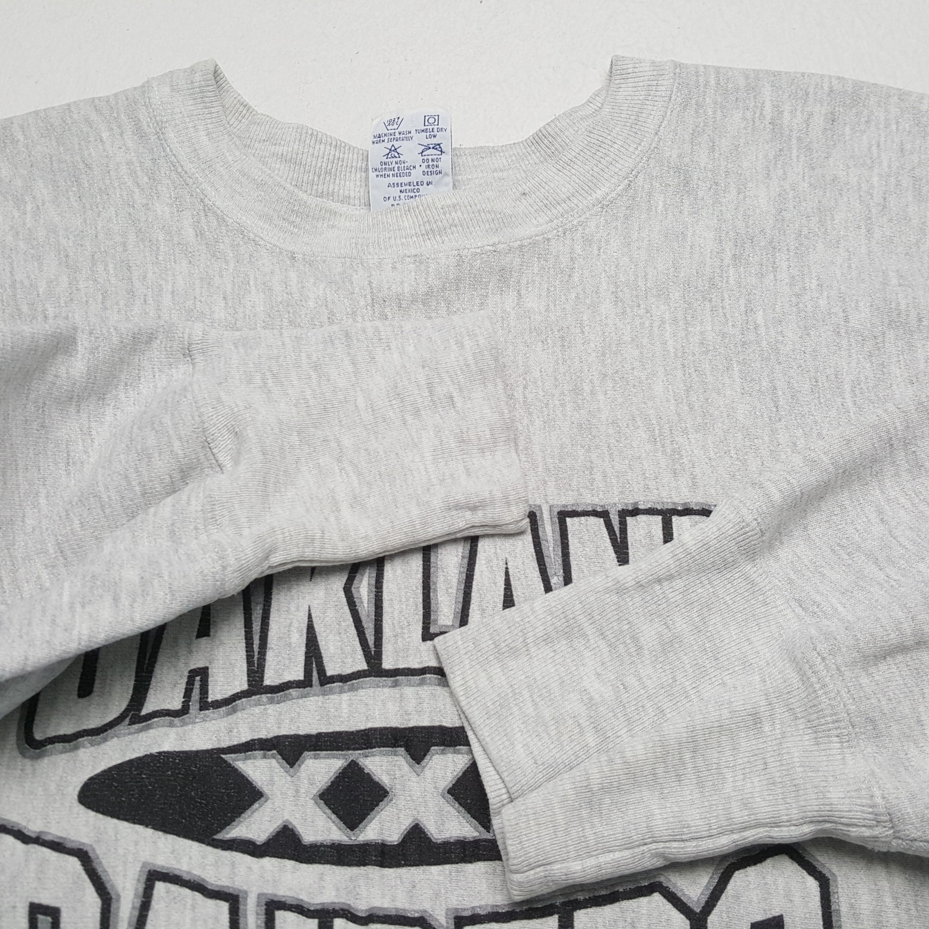 Champion × NFL OAKLAND RAIDERS X Champion Vintage Sweatshirt Size US L / EU 52-54 / 3 - 9 Thumbnail