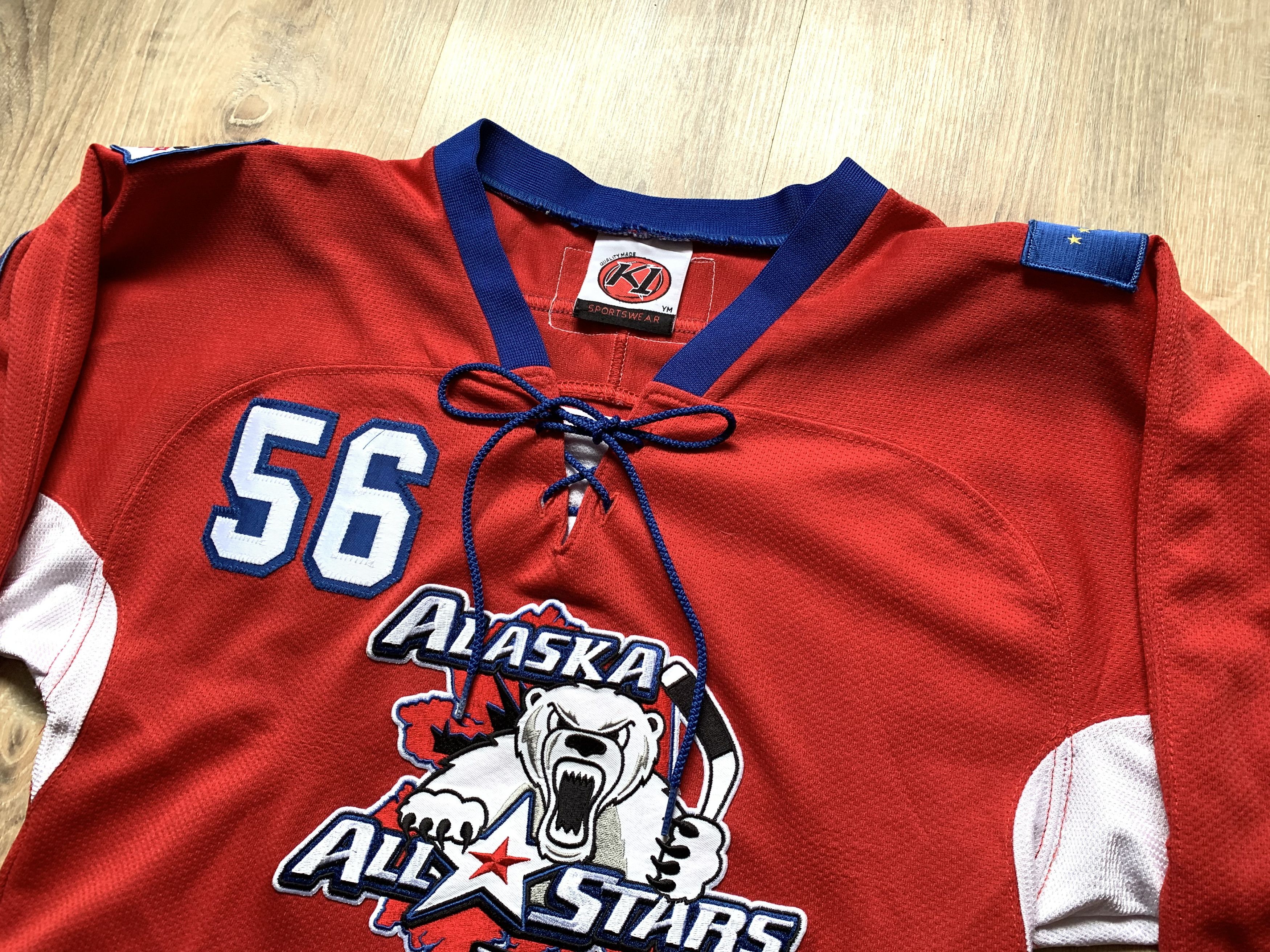 NHL × Vintage Vintage K1 Alaska All Stars Peter Flannery-Schutt #56 Jersey Size US XXS / EU 40 - 4 Thumbnail