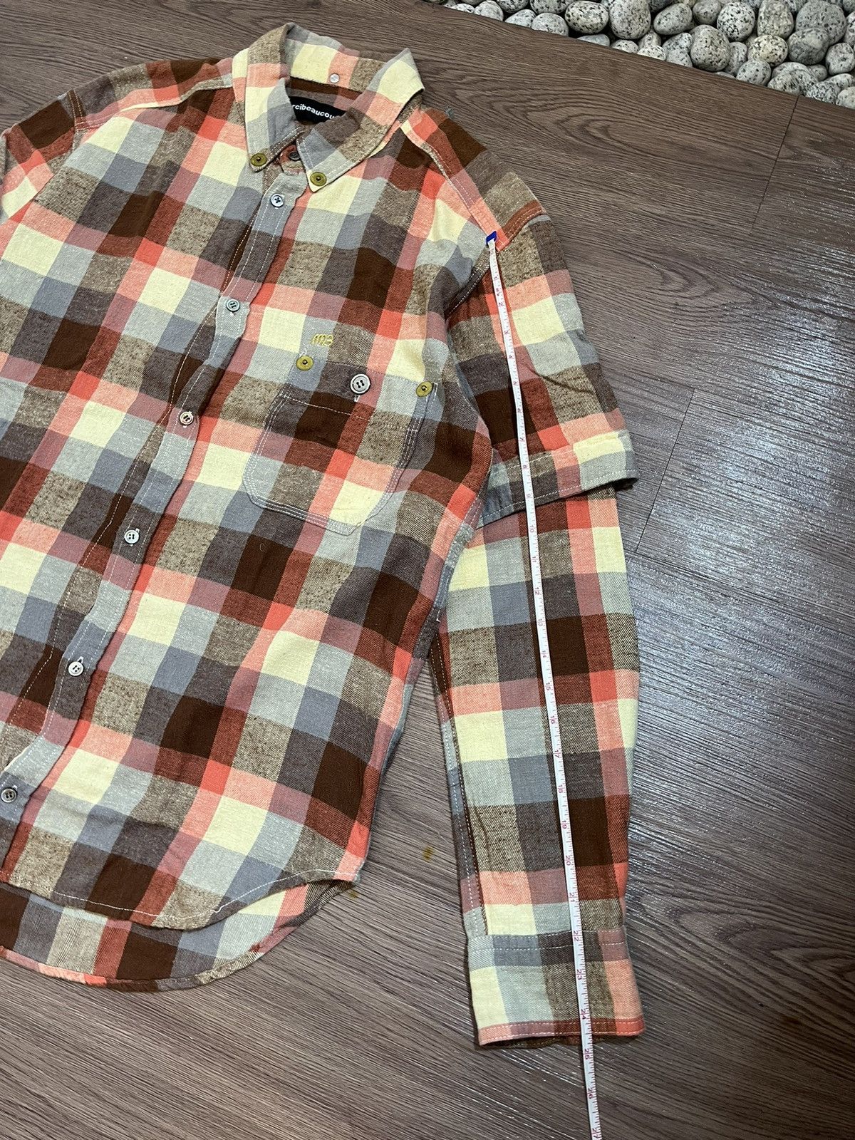 mercibeaucoup Issey Miyake by Mercibeaucoup Double Sleeve Flannel Shirt Size US L / EU 52-54 / 3 - 20 Thumbnail