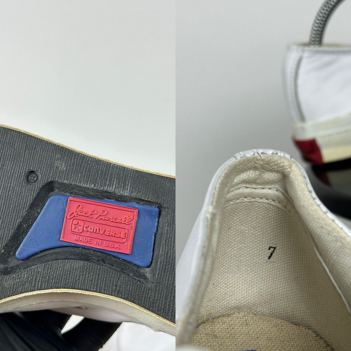 Converse Vintage Converse x Jack Purcell USA Leather Slip On Sneakers Size US 7 / EU 40 - 24 Thumbnail