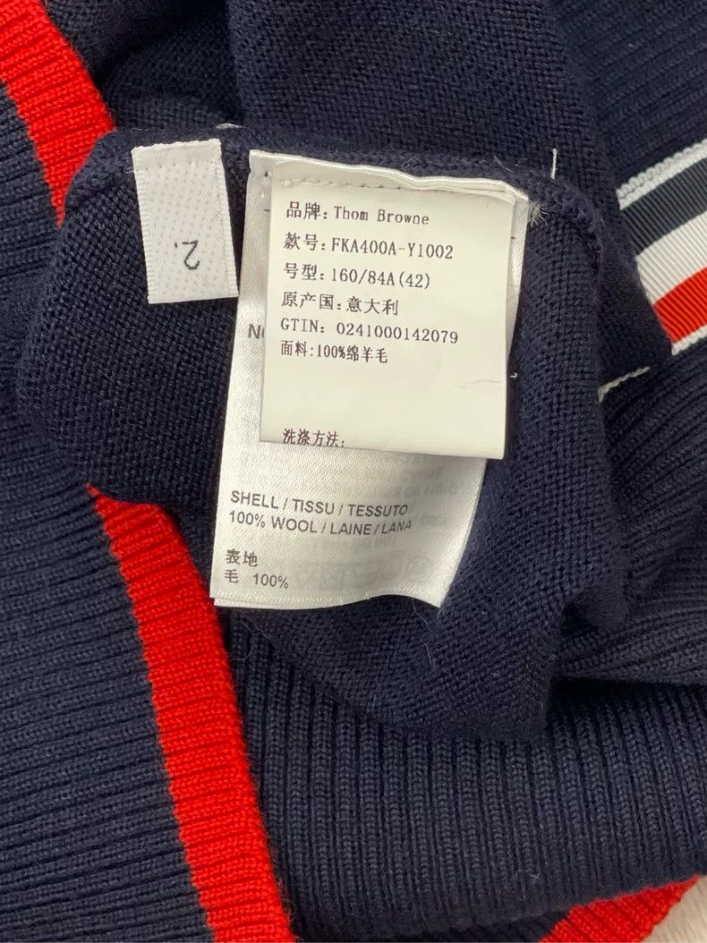 Thom Browne Thom browne Dark blue puppy patterned four-striped wool sho Size US M / EU 48-50 / 2 - 6 Thumbnail