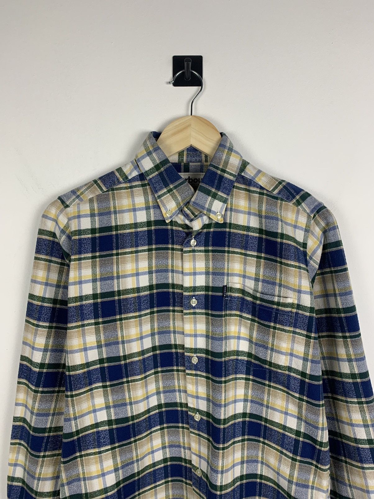 Barbour Barbour Buttons Ups Flannel Shirt Long Sleeve Mens Size M Size US S / EU 44-46 / 1 - 2 Thumbnail