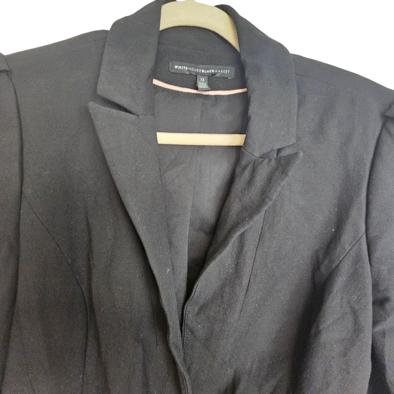 White House Black Market White House Black Market Womens Blazer Size 12 Office Career Size XL / US 12-14 / IT 48-50 - 2 Thumbnail