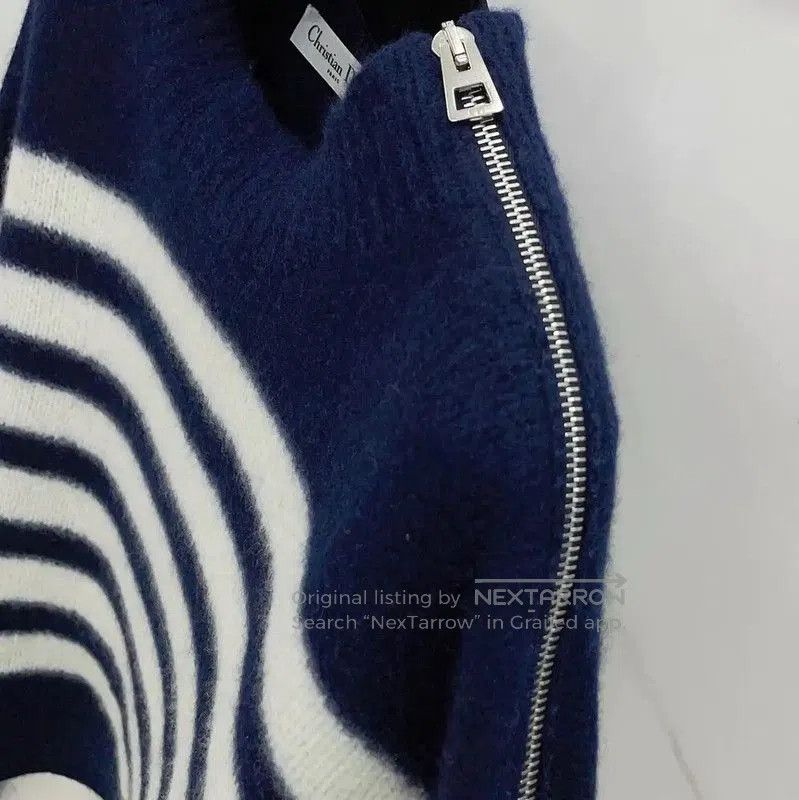 Dior Dior Blue Striped Cashmere Sweater for Women . Size S / US 4 / IT 40 - 8 Thumbnail