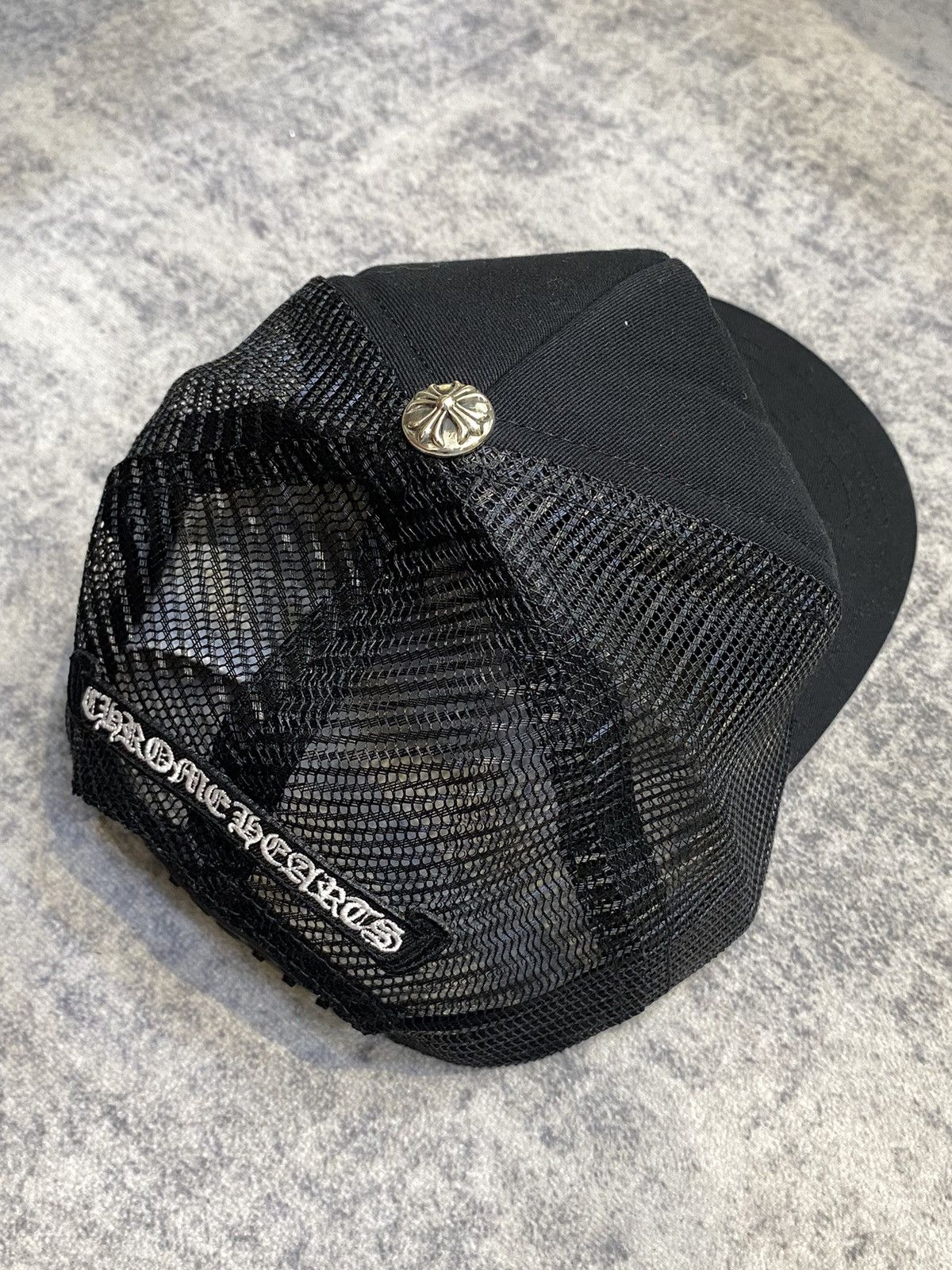 Chrome Hearts Chrome Hearts Matty Boy leather chomper lips trucker hat Size ONE SIZE - 2 Thumbnail