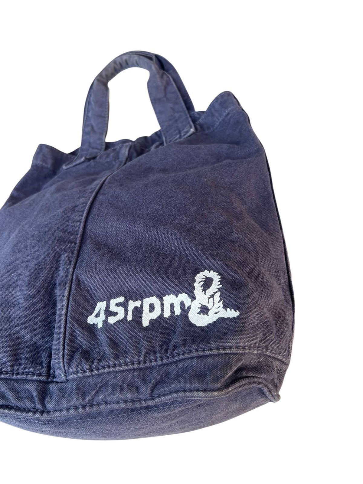 45rpm Vintage 45rpm Indigo Denim Tote Bag Size ONE SIZE - 10 Thumbnail