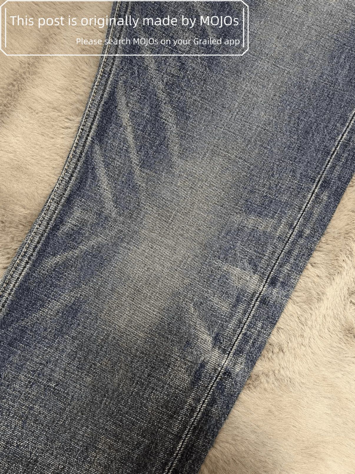 Celine Sz32 Celine 23SS Bottom Distressed Denim mojos18021028 Size US 32 / EU 48 - 5 Thumbnail