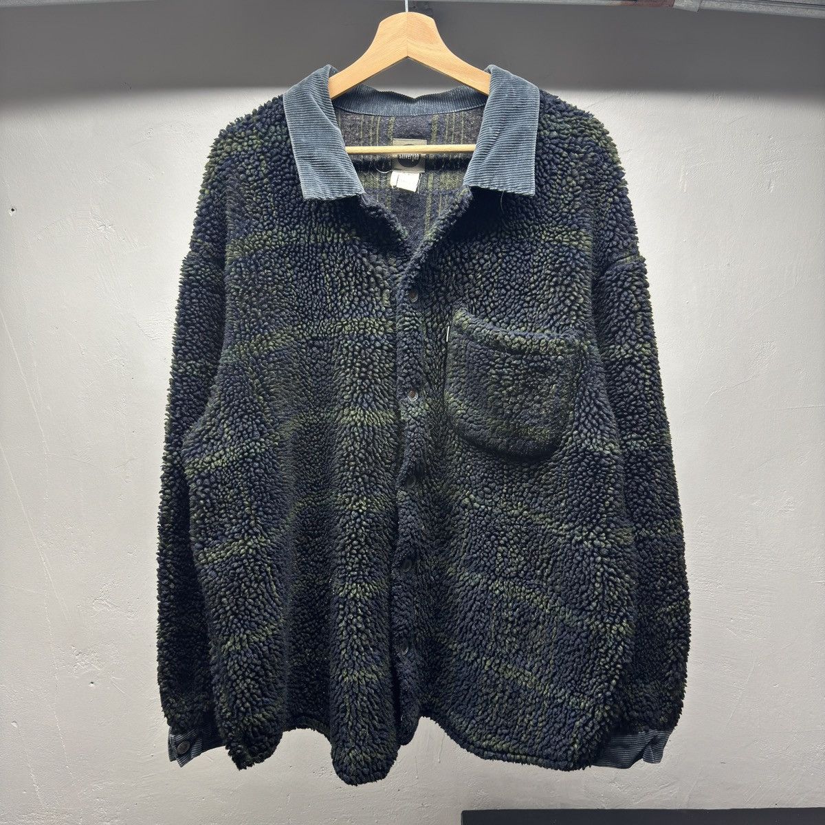 Levi's 90s Levi's Silvertab Plaid Baggy Deep Pile Fleece ERD Grunge Size US XL / EU 56 / 4 - 1 Thumbnail