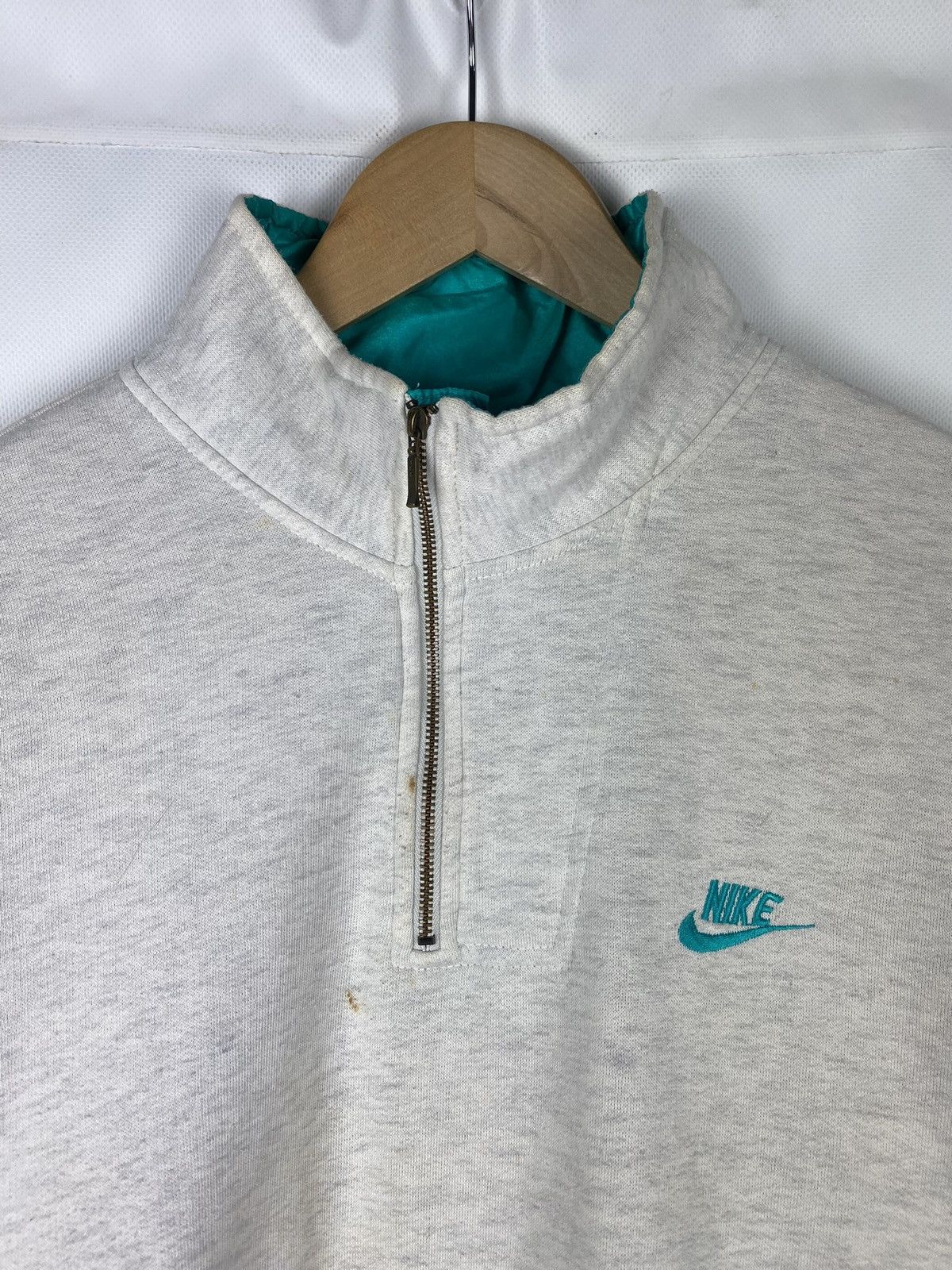 Nike Nike Vintage 1/4 Zip Pullover Sweatshirt Size XL Size US XL / EU 56 / 4 - 6 Thumbnail
