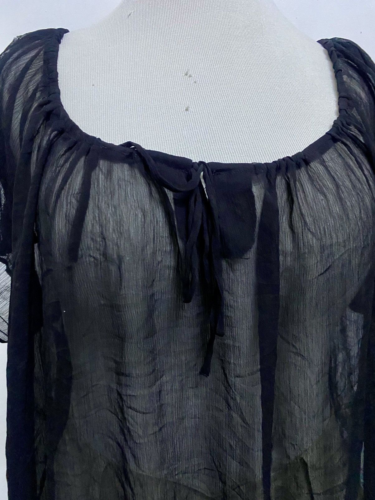 Other Autograph Sheer Blouse Size XXL / US 16-18 / IT 52-54 - 2 Thumbnail