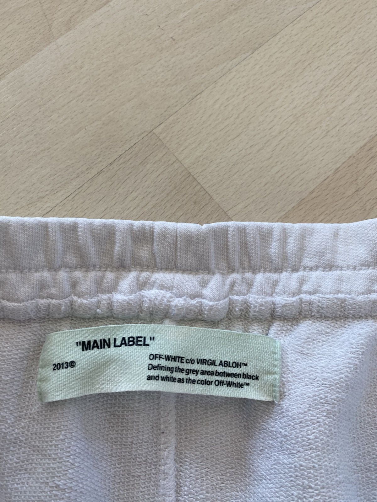 Off-White Off-White White Logo Jogger Sweatpants Size US 33 - 7 Thumbnail