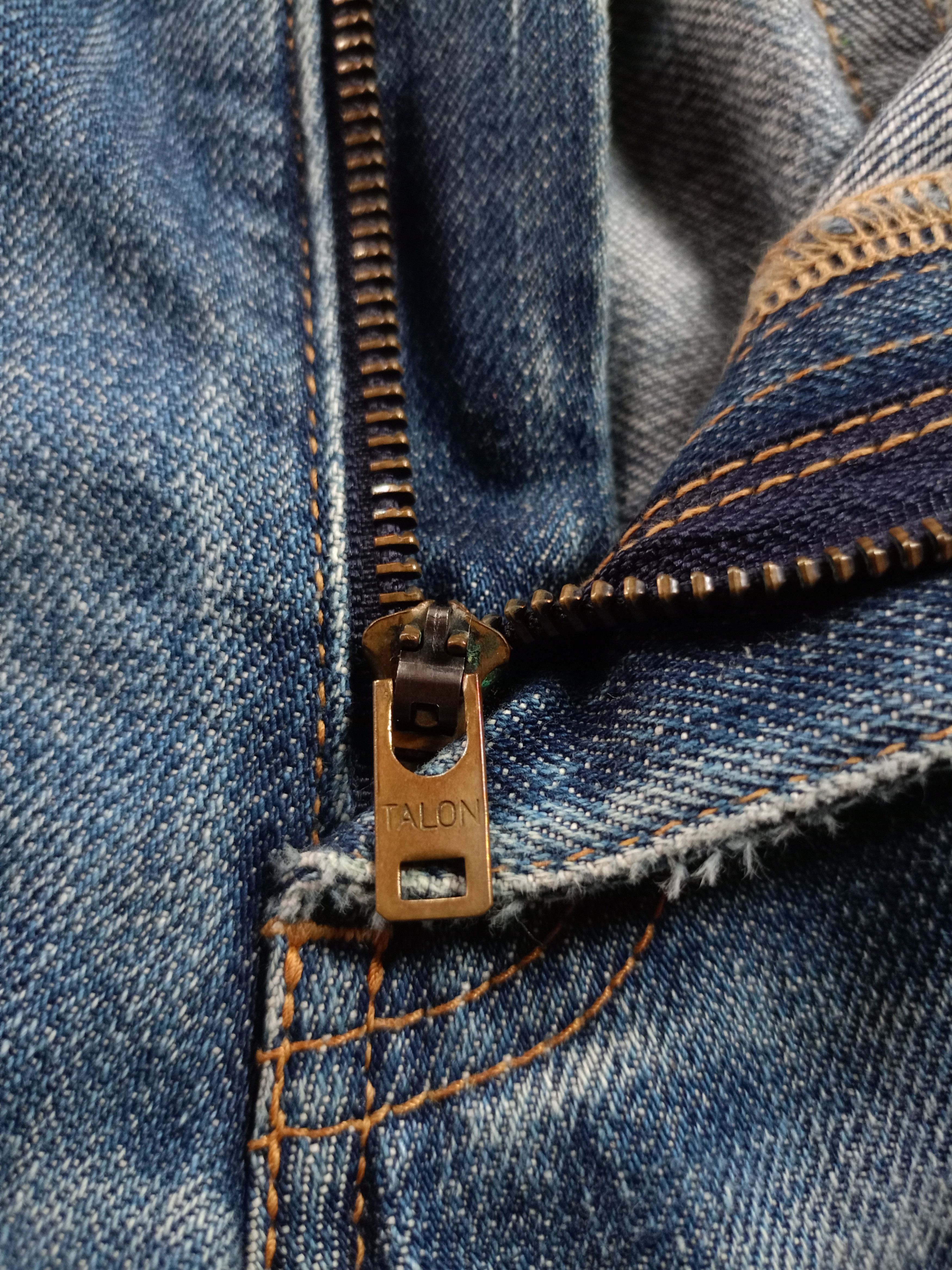 Levi's Vintage Clothing Vintage Levi's 502 Selvedge Distressed Denim Pants Size US 32 / EU 48 - 9 Thumbnail