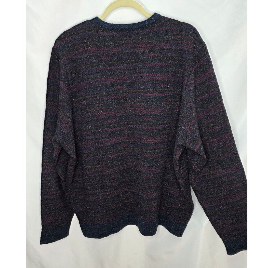 Other Lenor Romano Wool, Silk Cotton Blend Multi Colored Sweater Size US XL / EU 56 / 4 - 2 Thumbnail