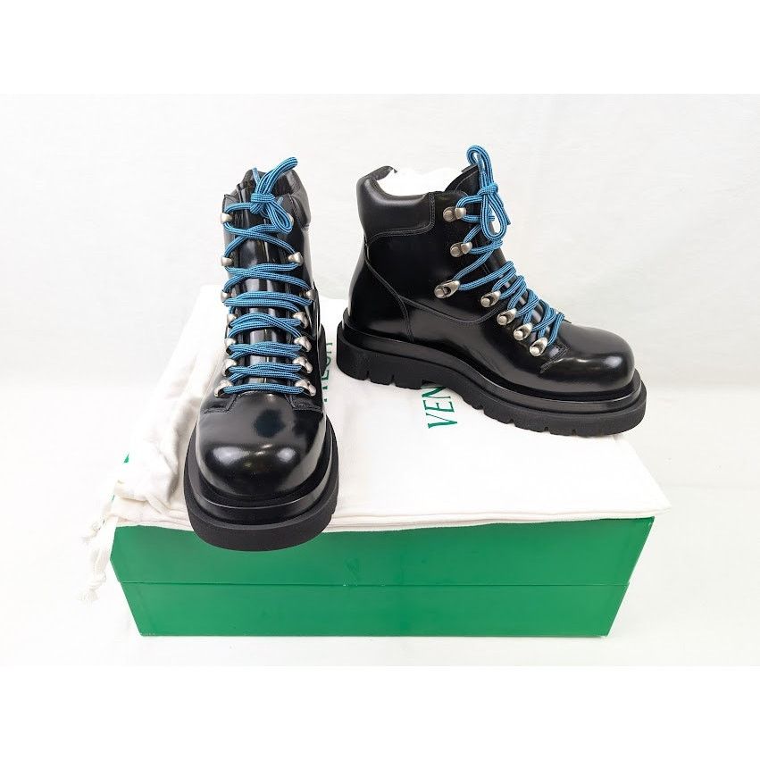 Bottega Veneta o1rshd1 Leather Ankle Boot in Black Size US 7 / EU 40 - 21 Thumbnail
