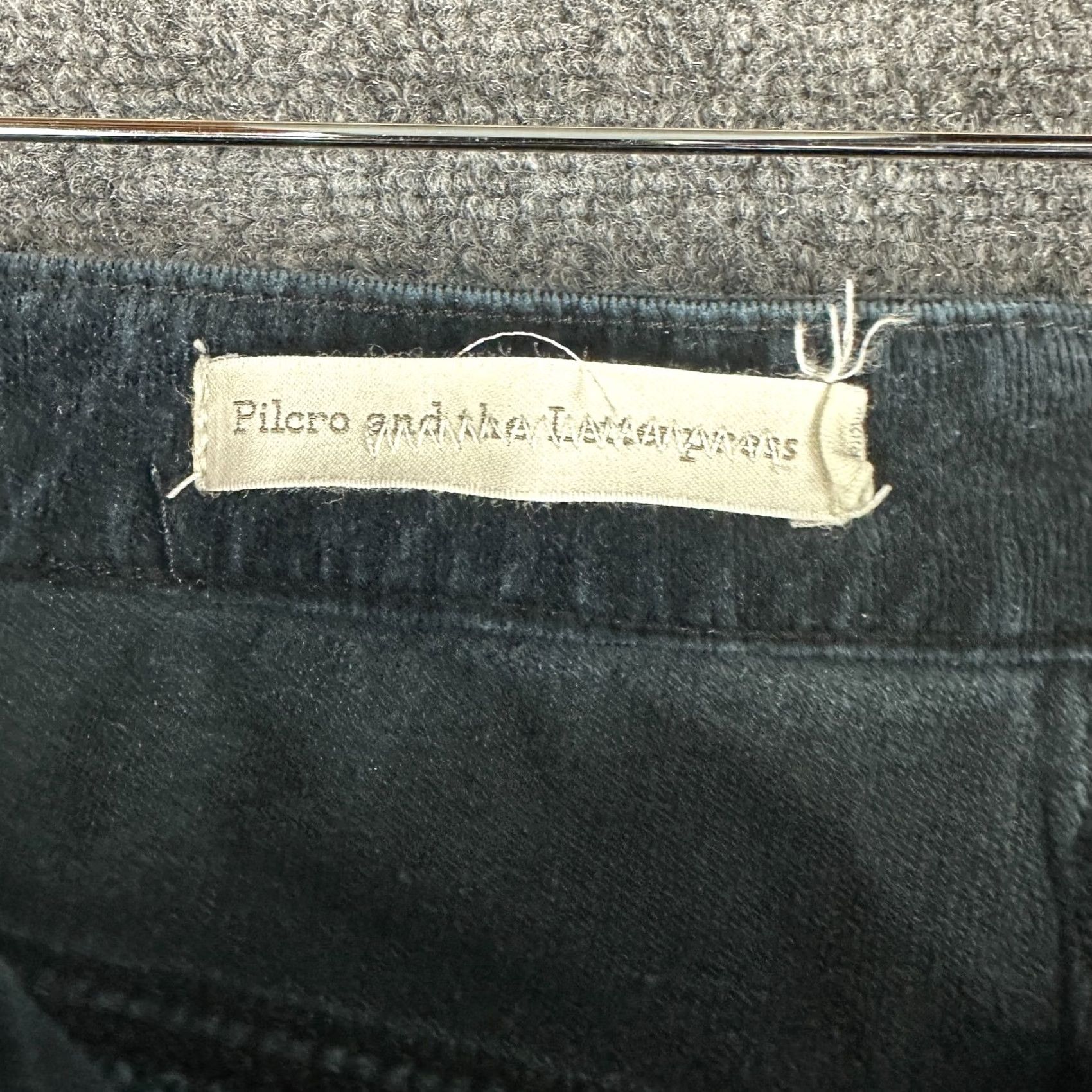 Anthropologie Anthropologie Pilcro Letterpress Pants Womens 29 HIgh Rise Skinny Corduroy Black Size 29" - 4 Thumbnail