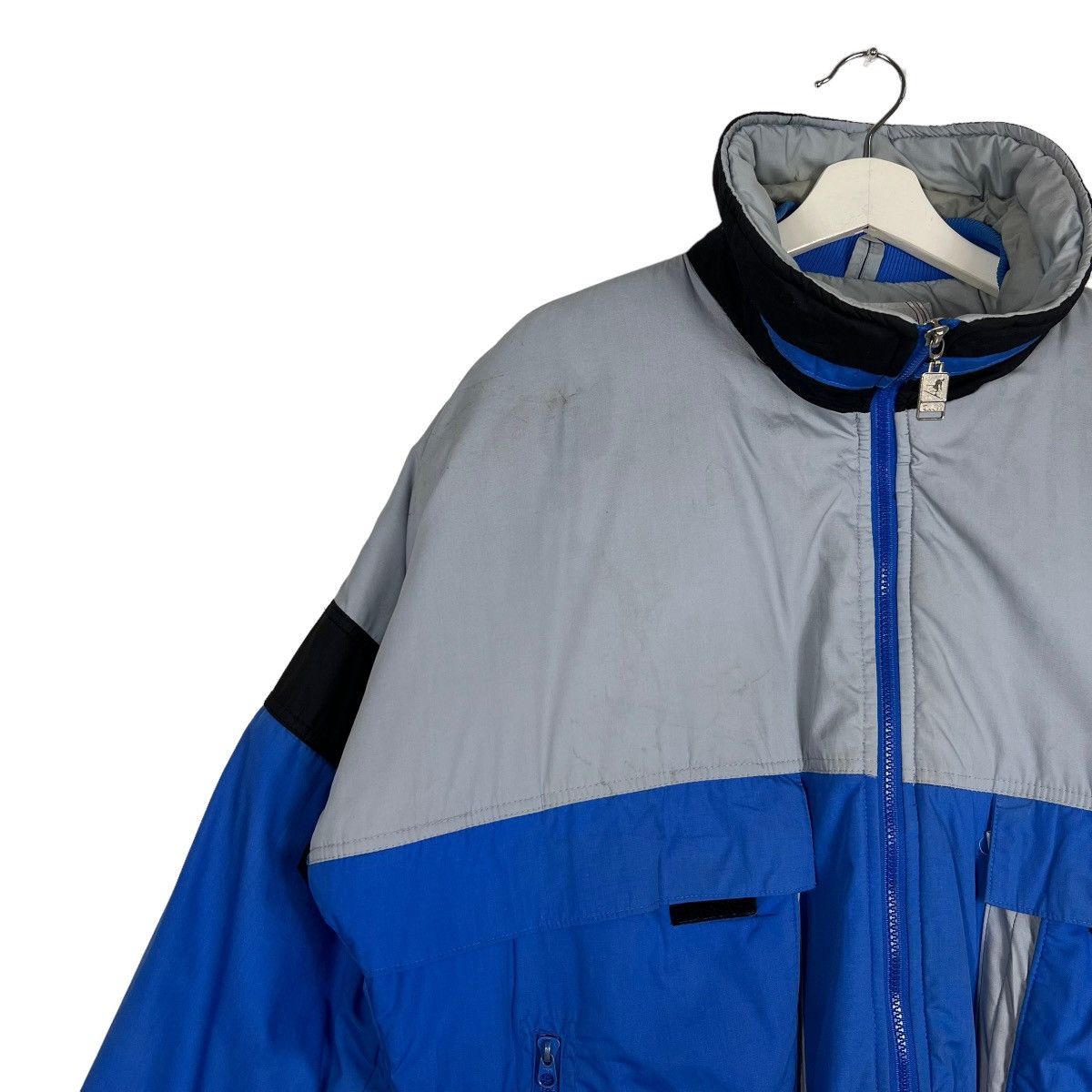 Japanese Brand 🔥 DOWNFILL DOWNHILL RACING PUFFER BOMBER JACKET Size US XL / EU 56 / 4 - 9 Thumbnail