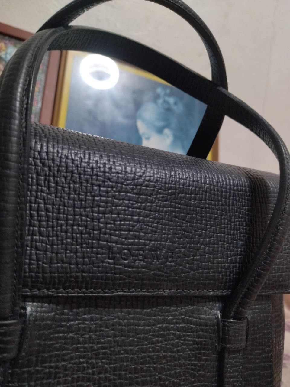 Loewe Loewe Logo Embossed Two-way Hand bag Shoulder Black Vintage Size ONE SIZE - 8 Thumbnail