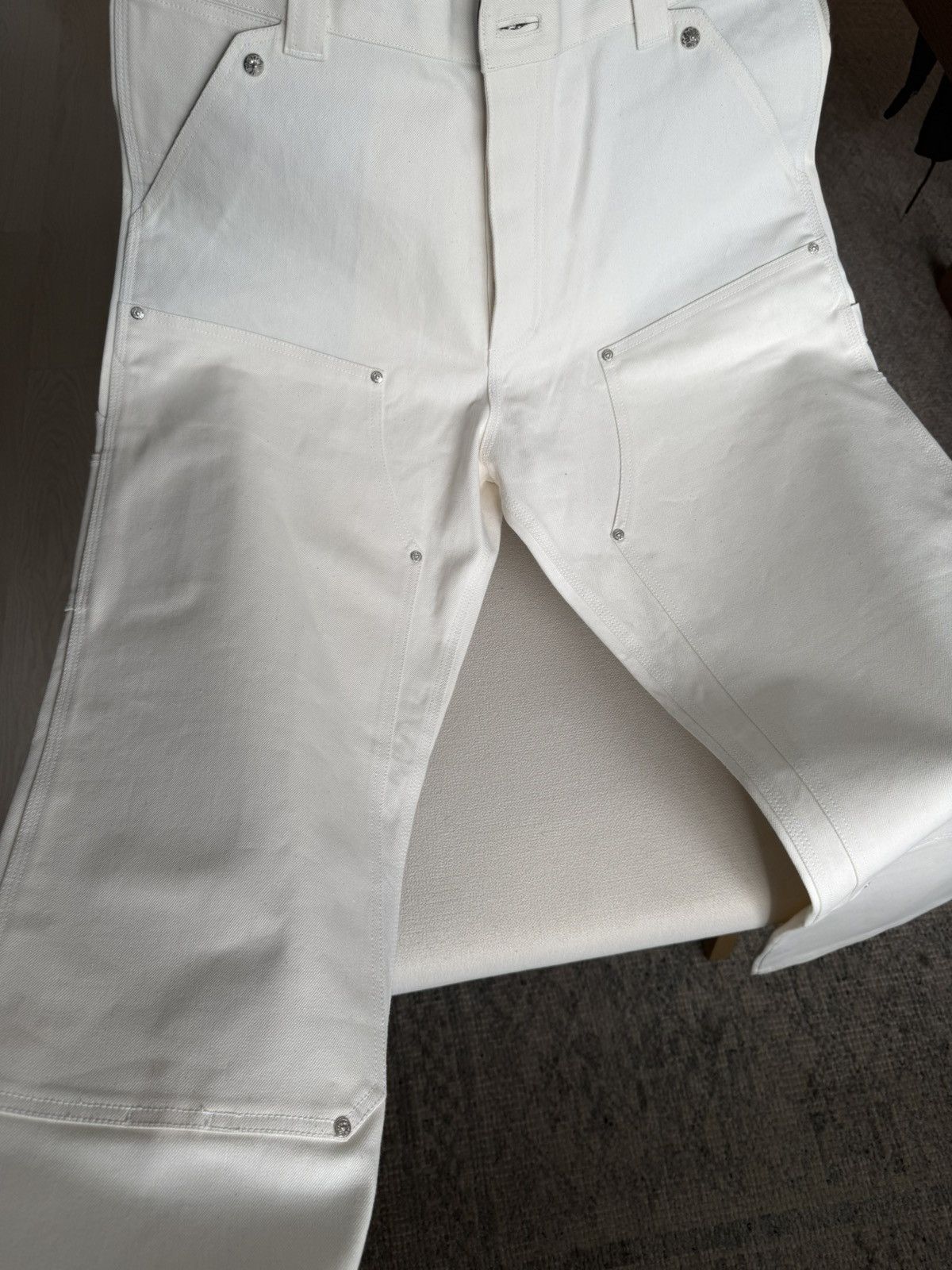 Chrome Hearts Chrome Hearts Carpenter Pants with extra hardware rivets Size US 36 / EU 52 - 13 Thumbnail