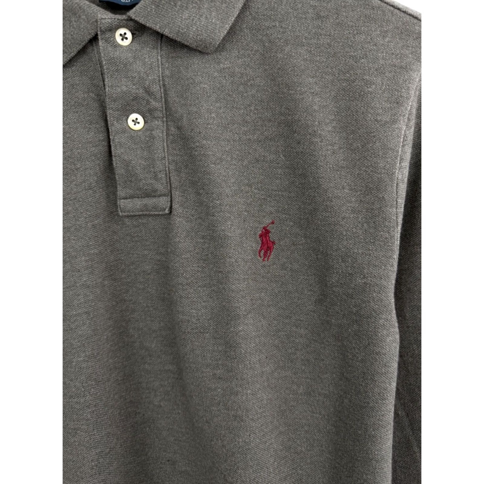 Ralph Lauren VINTAGE Ralph Lauren Polo Long Sleeve shirt Mens M Gray 90s Y2K Retro Rare Size US M / EU 48-50 / 2 - 4 Thumbnail