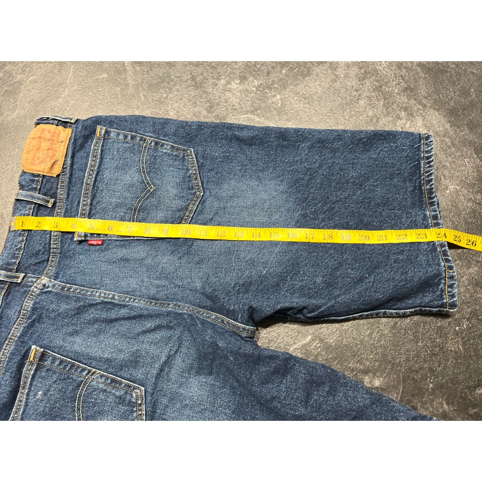 Levi's Levi's Men’s 502 Bermuda Shorts Size 40 Blue Denim Cotton Blend Zipper Fly Size US 40 / EU 56 - 6 Thumbnail