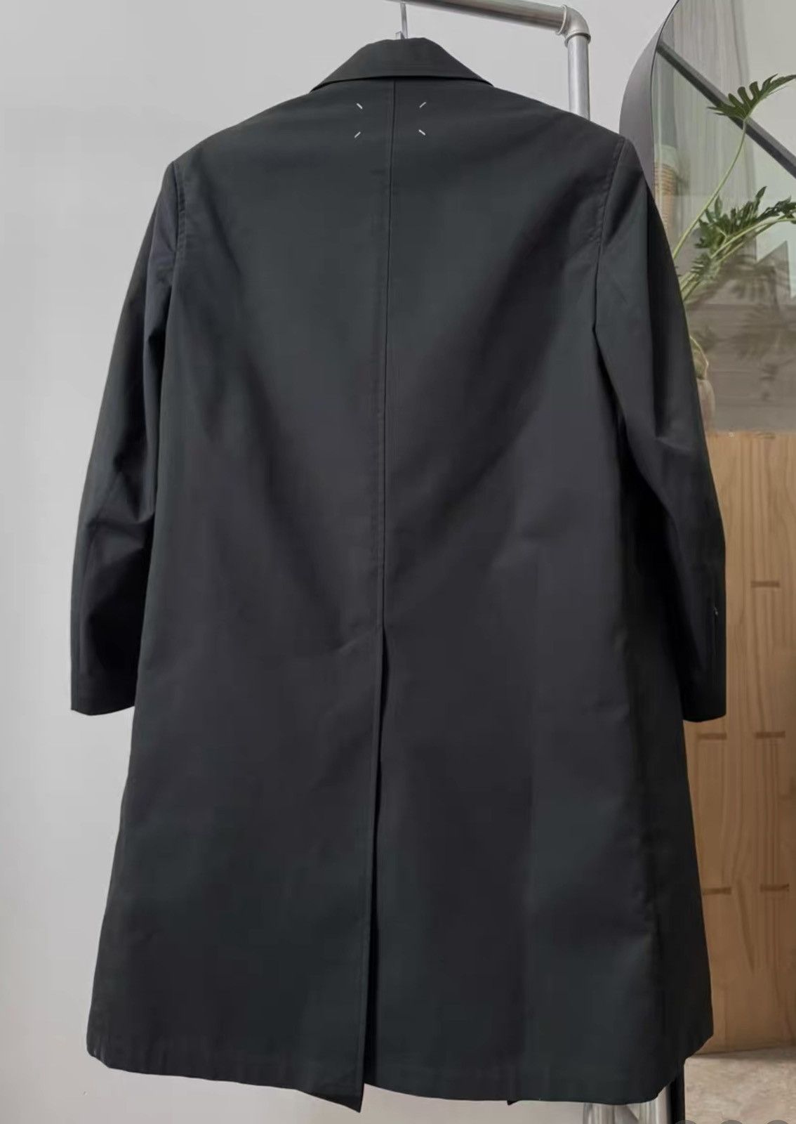Maison Margiela MAISON MARGIELA AW20 Black Windbreaker Coat Size US XXS / EU 40 - 2 Thumbnail