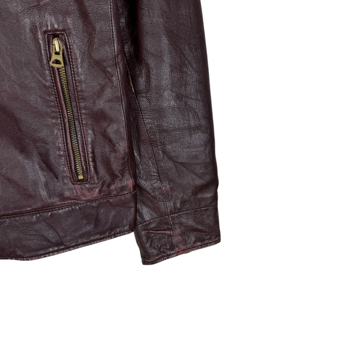 Paul Smith 🔥R NEWBOLD PAUL SMITH SHEEP LEATHER BIKERS JACKET Size US M / EU 48-50 / 2 - 7 Thumbnail