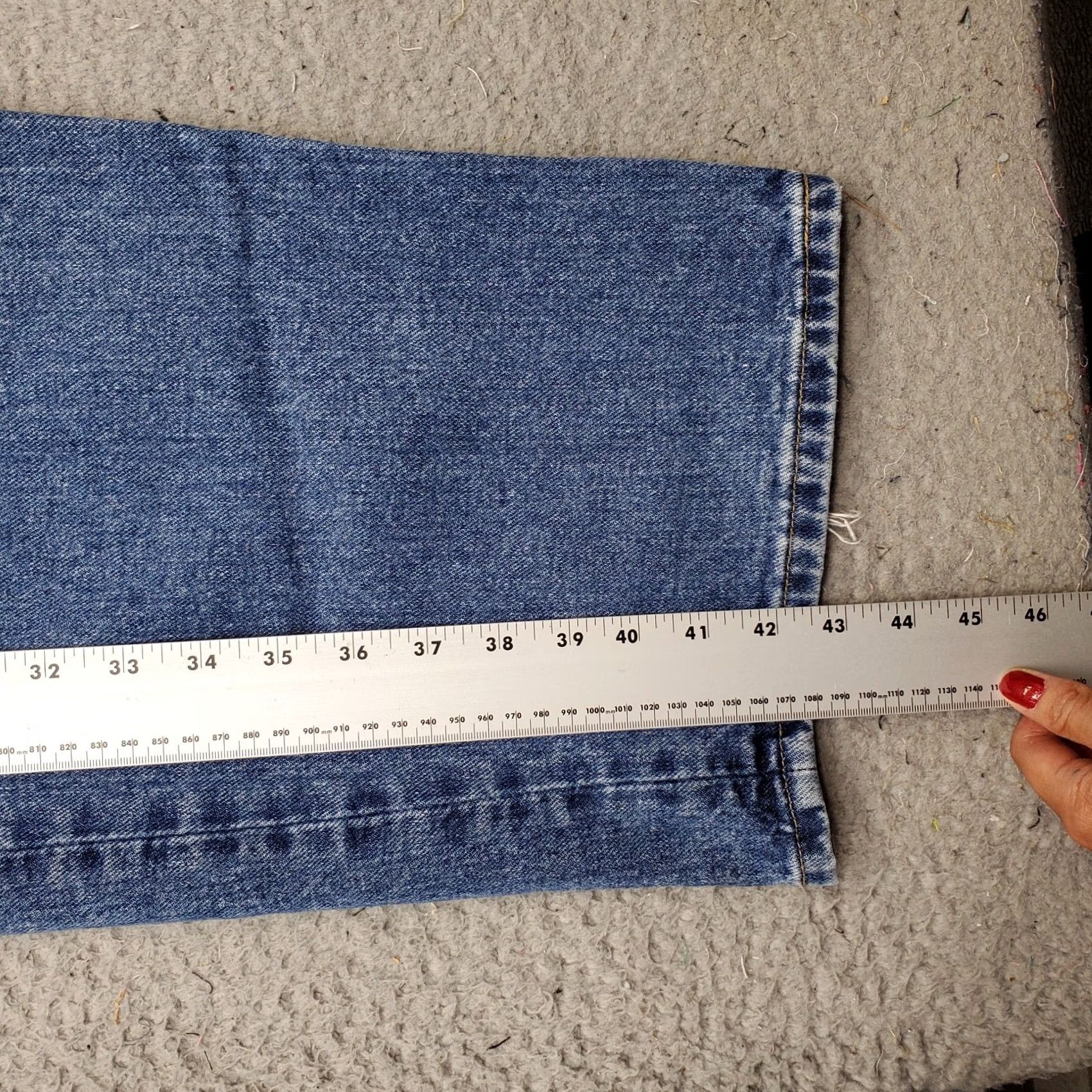 Nautica Nautica Jeans Company Mens 38 Jeans Blue Denim Medium Wash Straight Leg Relaxed Size 38 Mens Jeans Size US 38 / EU 54 - 4 Thumbnail