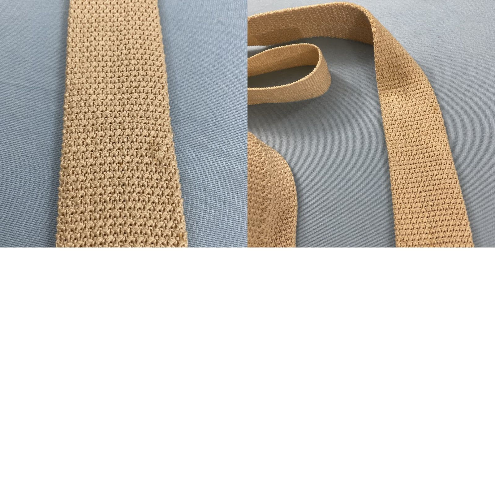 Vintage Vtg 1960 Square Tip Skinny Necktie Cream Brown 100% Cotton Knit Tie 2x52 Read Tie, Vintage, 1960s, Brown, Cream, Knit, Skinny, Men, One Size Size ONE SIZE - 9 Thumbnail