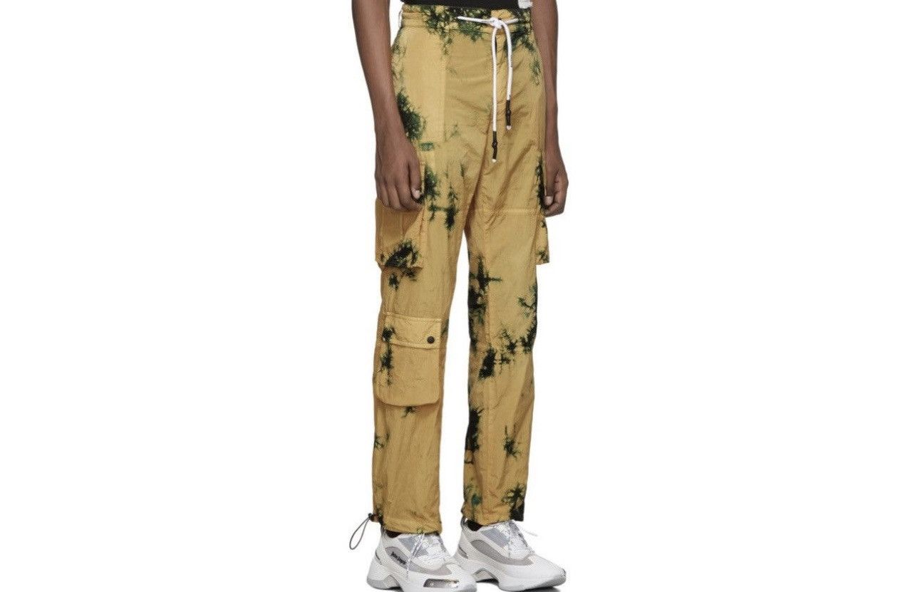Palm Angels Palm Angles yellow tie die cargo pants Size US 34 / EU 50 - 3 Thumbnail