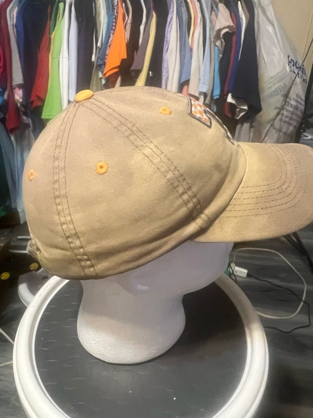 Top Of The World Unisex Top of the World Hat One Size Khaki/Orange Size ONE SIZE - 6 Thumbnail