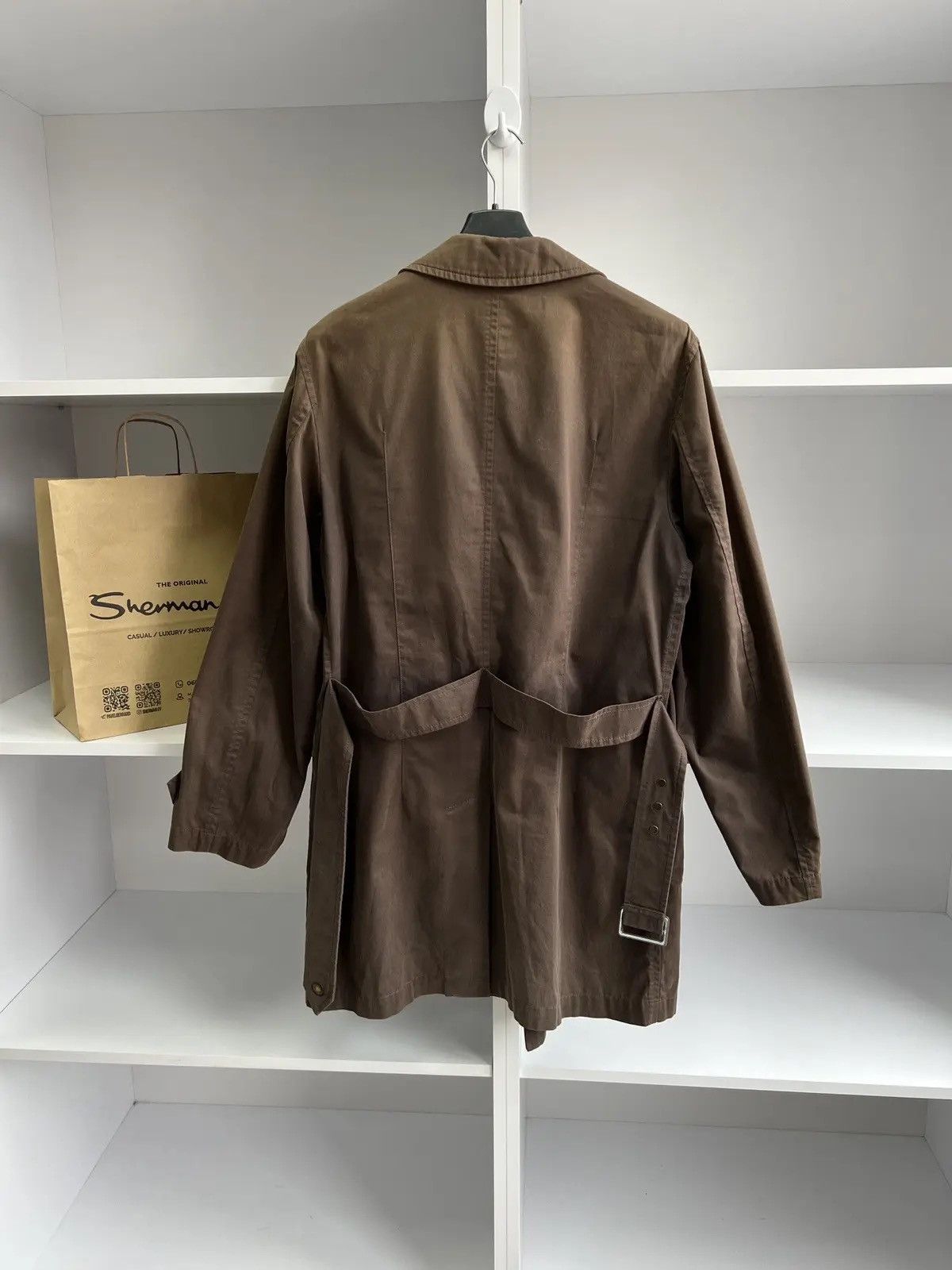 Dolce & Gabbana × Vintage Vintage Dolce Gabbana brown archival trench coat Size US M / EU 48-50 / 2 - 16 Thumbnail