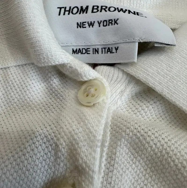 Thom Browne Thom Browne White Striped Cotton Dress for Women . Size S / US 4 / IT 40 - 8 Thumbnail