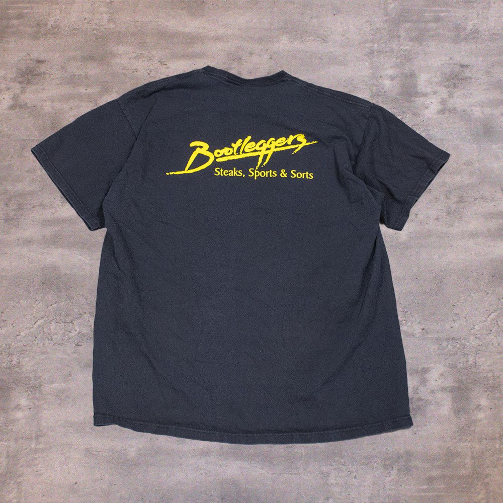 Fruit Of The Loom × Vintage Y2K 2000's Al Capone The Ultimate Steak Out Black T-Shirt Size US L / EU 52-54 / 3 - 2 Thumbnail