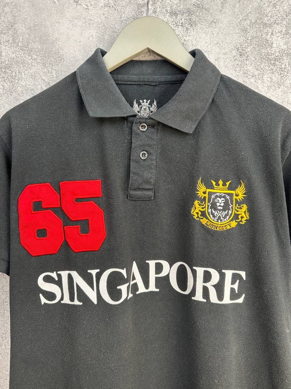 Other Guardian Angel "Singapore" #65 Polo Shirt Lion City Chief Size US L / EU 52-54 / 3 - 5 Thumbnail