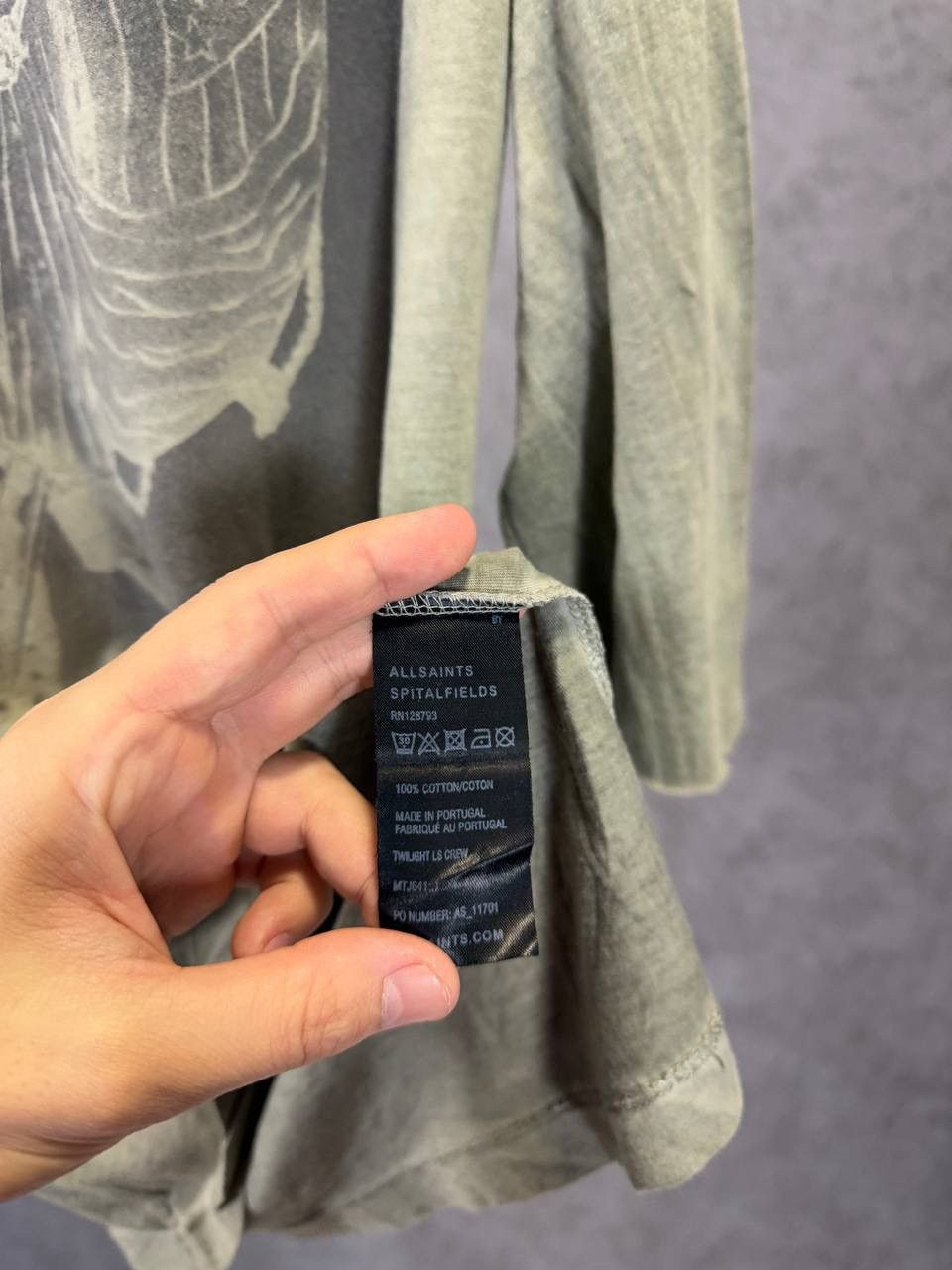 Allsaints × Vintage Allsaints vintage art avant garde 3/4 longsleeve Size US M / EU 48-50 / 2 - 6 Thumbnail