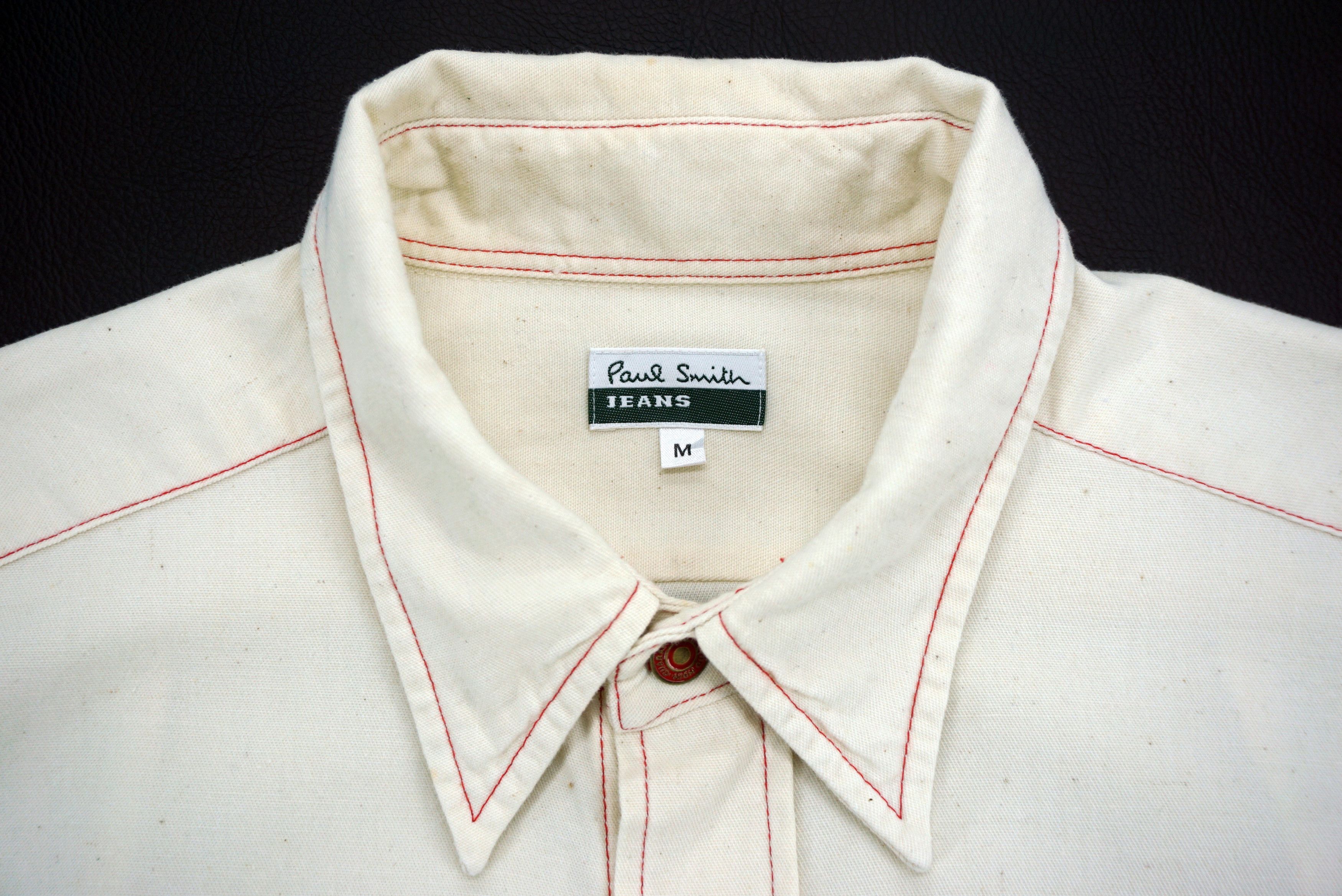 Paul Smith Vintage Paul Smith Shirt Baggy Workwear Button Down Size US M / EU 48-50 / 2 - 6 Thumbnail