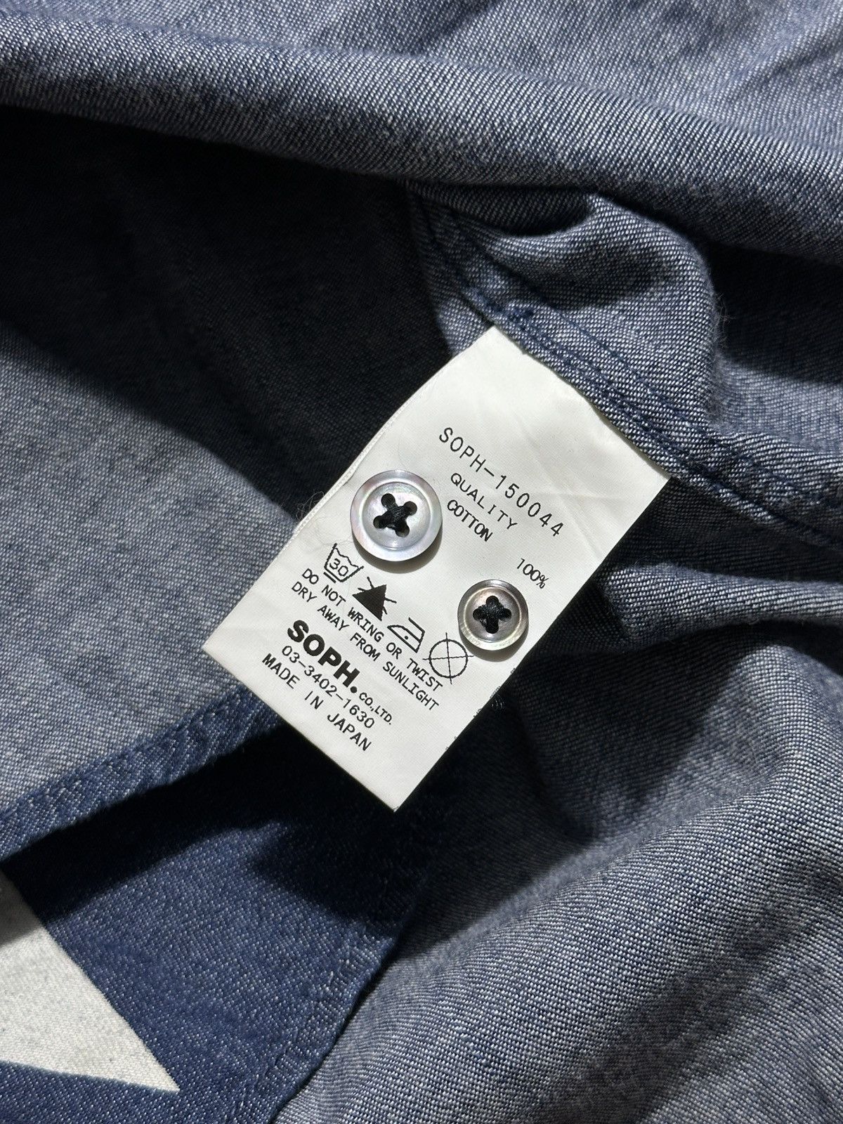 Sophnet. Sophnet. Star Denim Button Down Shirt Size US M / EU 48-50 / 2 - 6 Thumbnail