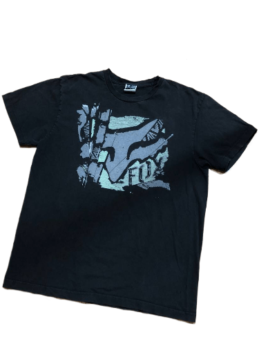 Fox Racing Vintage Fox Racing Big Y2K Logo Short Sleeve T-Shirt Size L Size US L / EU 52-54 / 3 - 1 Thumbnail