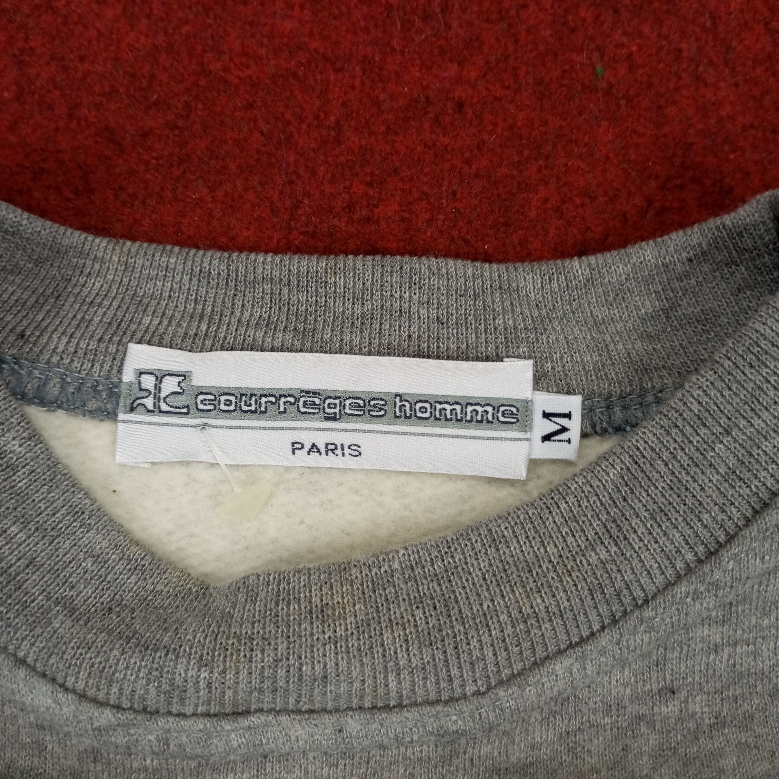 Courreges × Vintage Courreges Paris Streetwear Style Sweatshirt Size US M / EU 48-50 / 2 - 5 Thumbnail