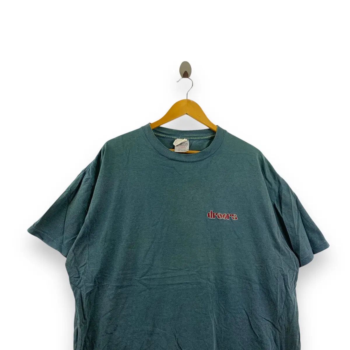Vintage Vintage 90’ DROORS SKATEBOARD The Doors Tee Shirt Size US XXL / EU 58 / 5 - 4 Thumbnail