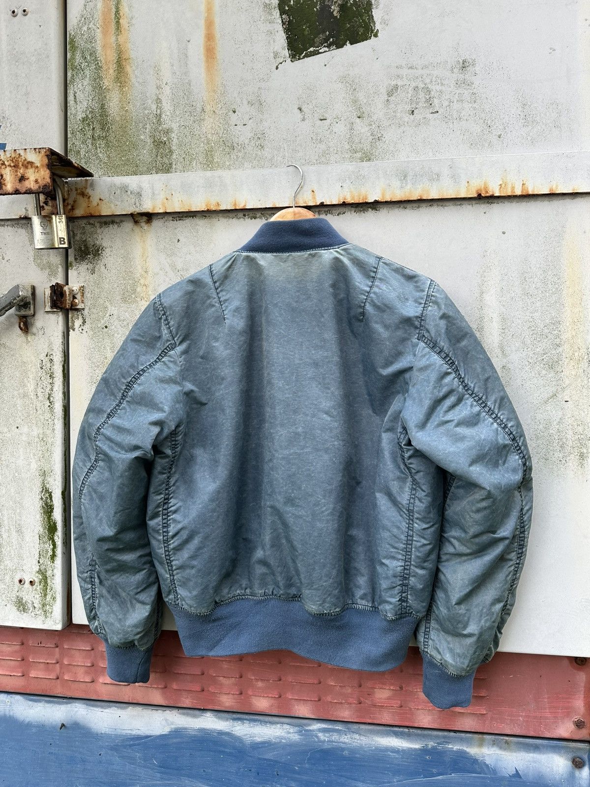 Vintage 🪖Vintage Sun Faded MA-1 Man Intermediate Bomber Jacket Size US M / EU 48-50 / 2 - 8 Thumbnail