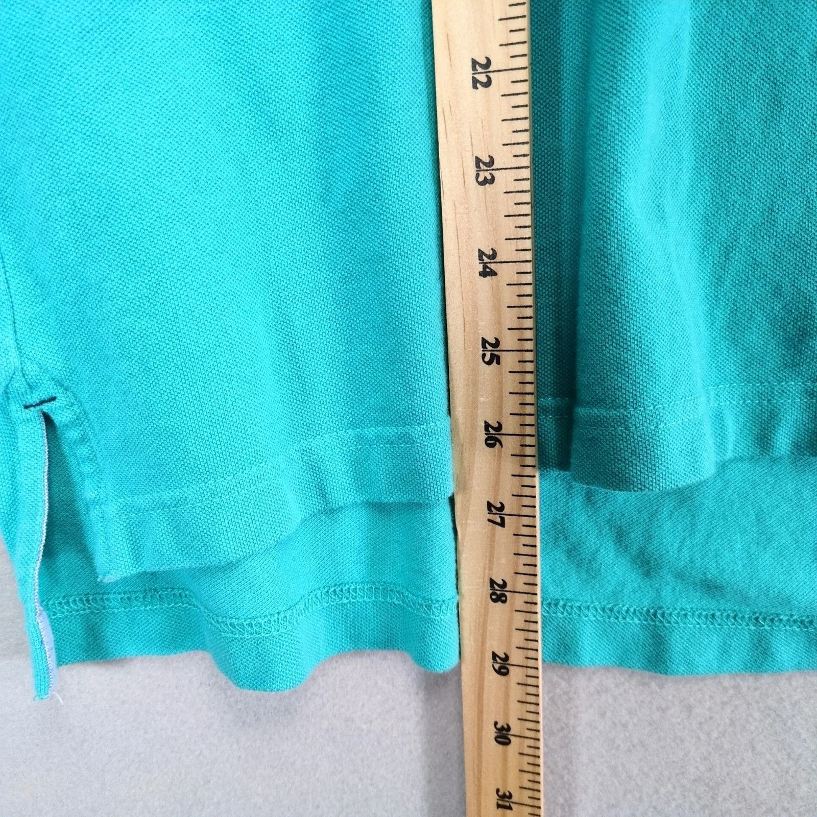 Tommy Hilfiger Tommy Hilfiger Teal Pique Polo Shirt Men's XL Short Sleeve Size US XL / EU 56 / 4 - 7 Thumbnail