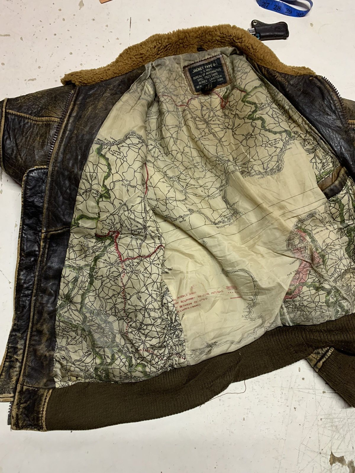 Avirex AVIREX G-1 LEATHER BOMBER FLIGHT JACKET Size US L / EU 52-54 / 3 - 22 Thumbnail