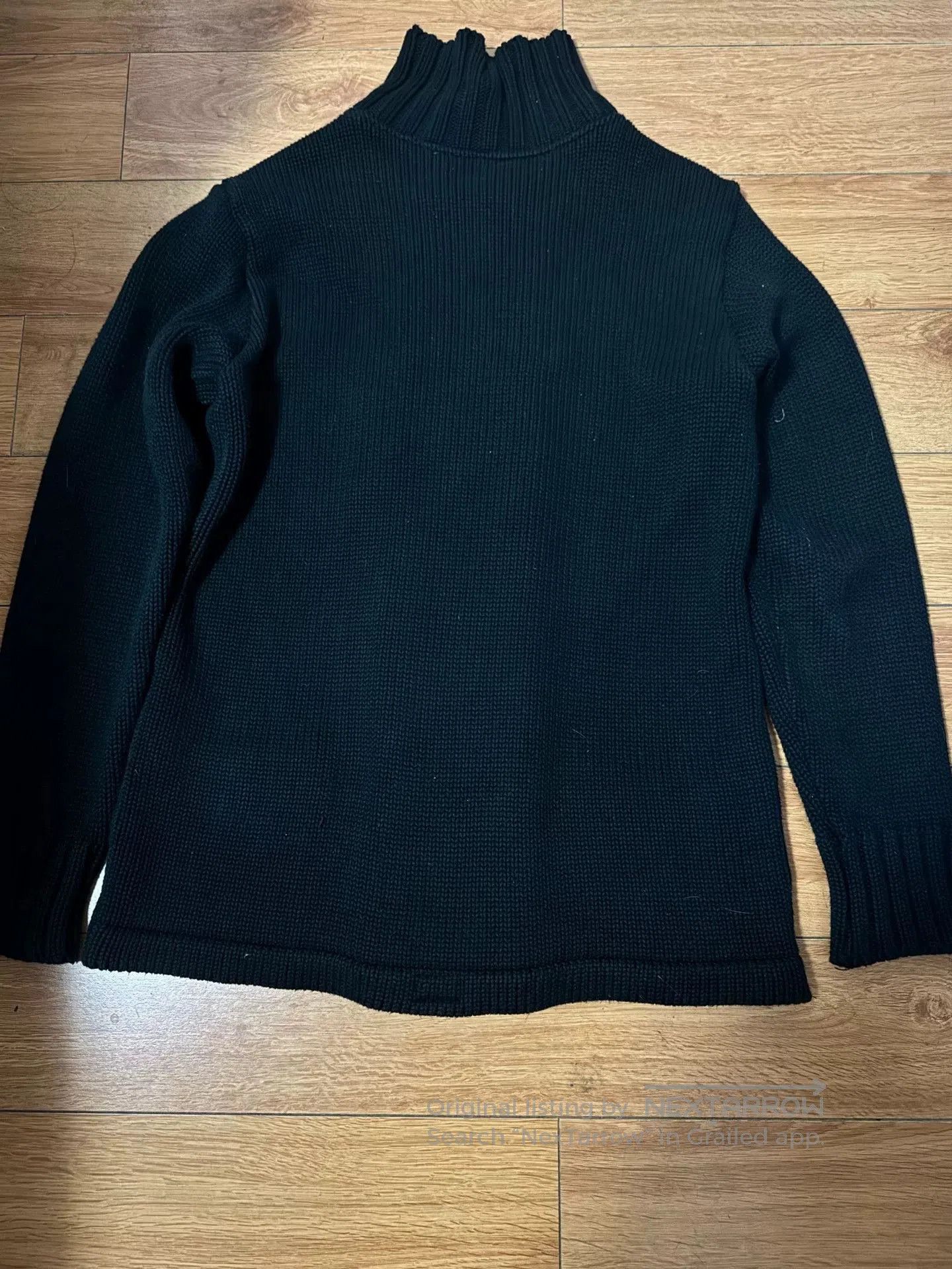 BLACK SIGN Black Knitted Double. Size US M / EU 48-50 / 2 - 6 Thumbnail
