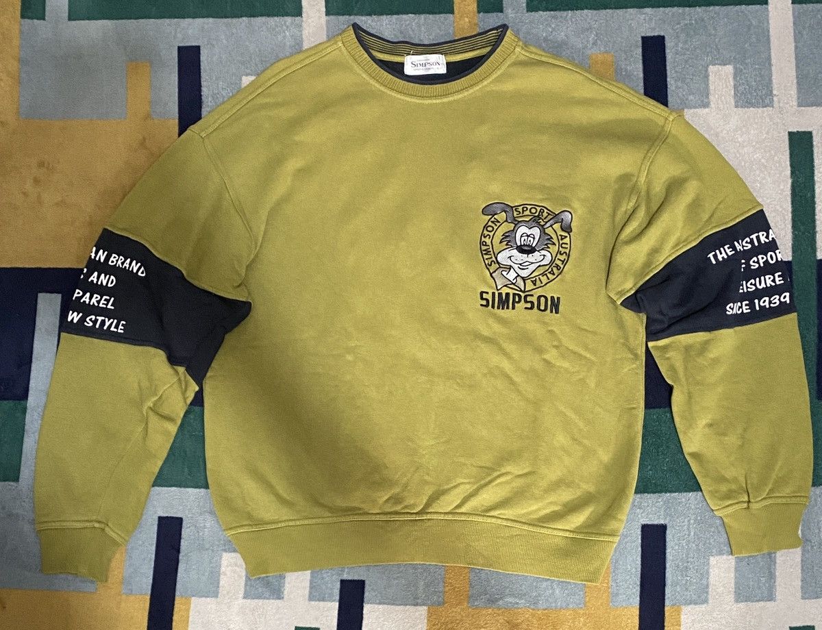 Vintage Vintage Simpson Australia Sport Crewneck Size US L / EU 52-54 / 3 - 1 Thumbnail