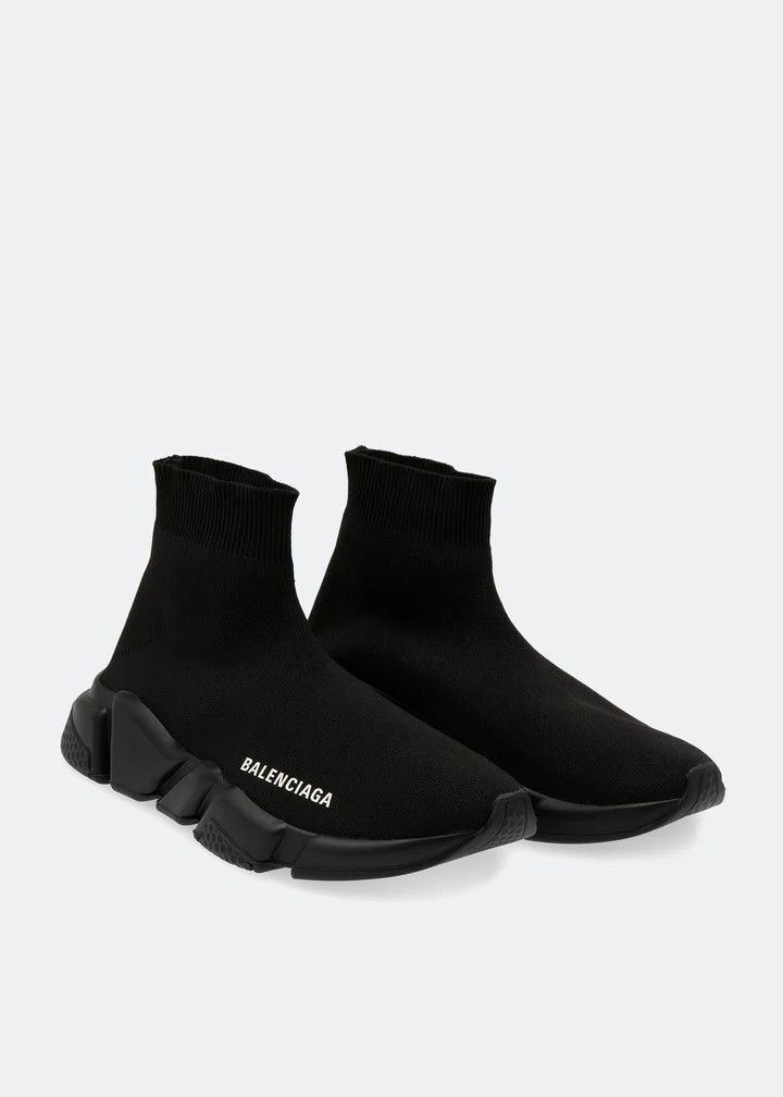 Balenciaga o1bcso1str0226 Speed Sneakers In Black Size US 8 / IT 38 - 2 Thumbnail