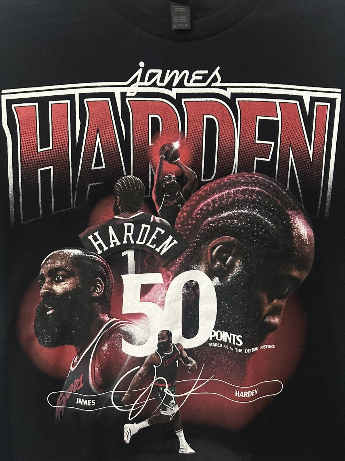 Other James Harden Graphic T Shirt Size US XL / EU 56 / 4 - 3 Thumbnail