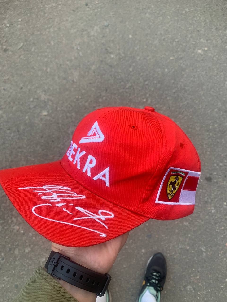 Formula 1 Vintage Ferrari Michael Schumacher Retro Cap Racing Y2K 90s Size ONE SIZE - 2 Thumbnail