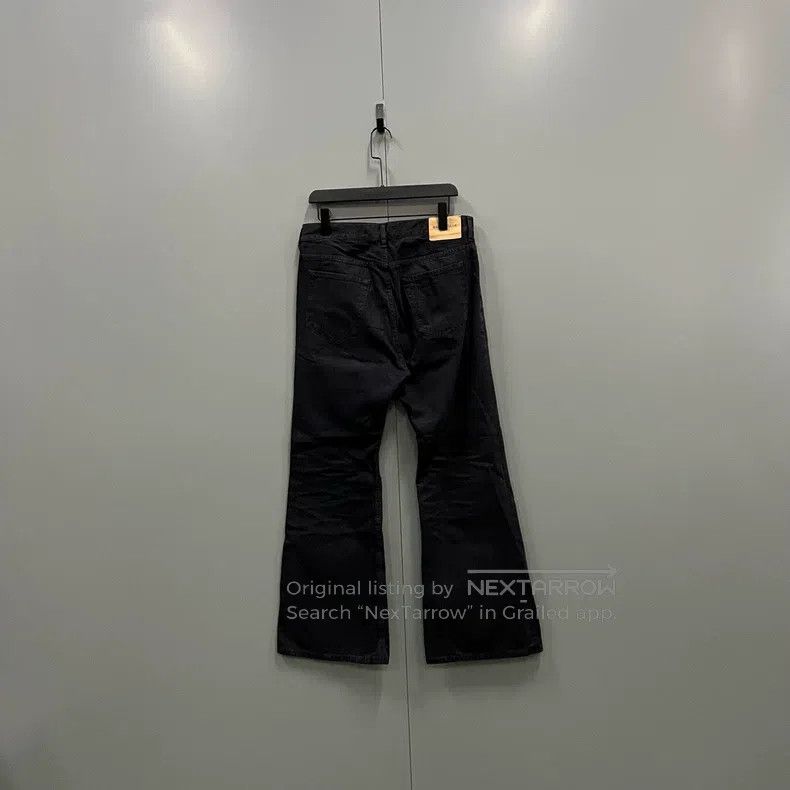 Balenciaga Balenciaga size L Black Denim Flare Pants Size US 27 - 2 Thumbnail