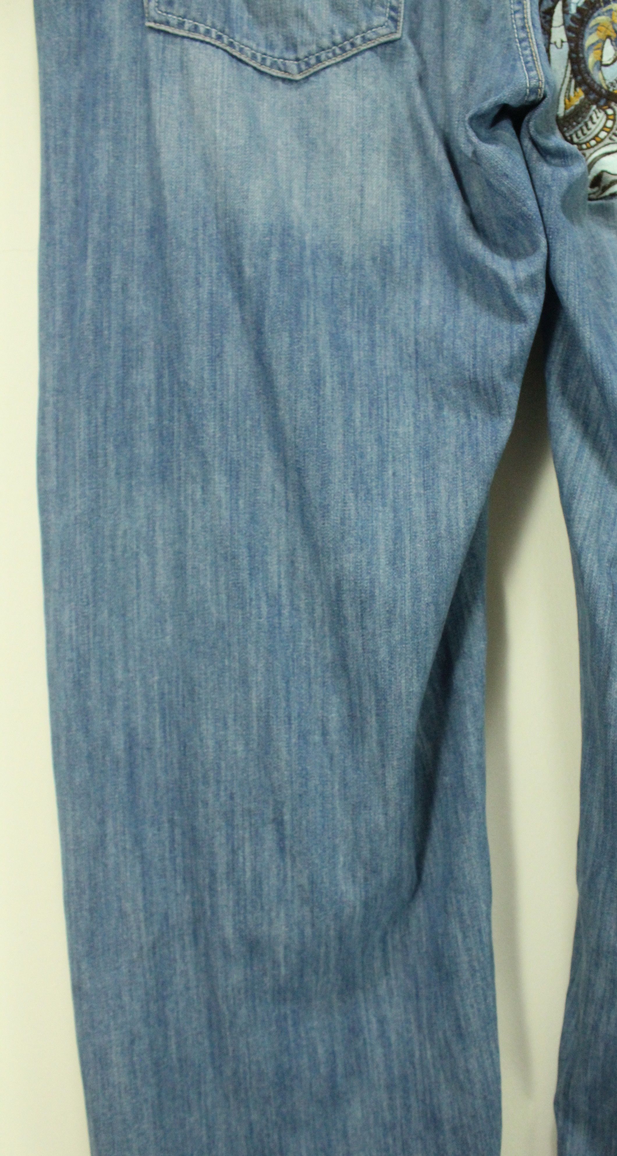 Ecko Unltd. ECKO UNLTD Denim Baggy Fit Embroidered Logo JNCO STUSSY Size US 42 / EU 58 - 5 Thumbnail